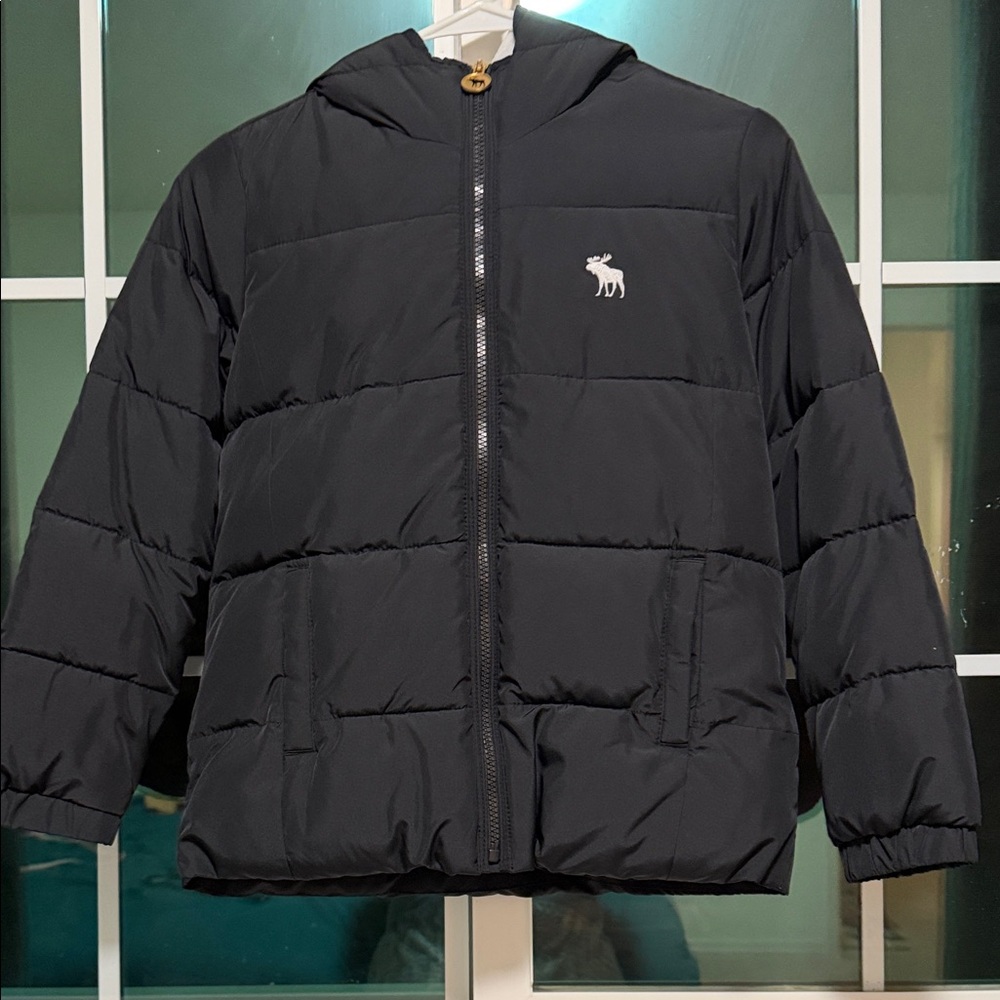 Abercrombie Kids Black Puffer Jacket